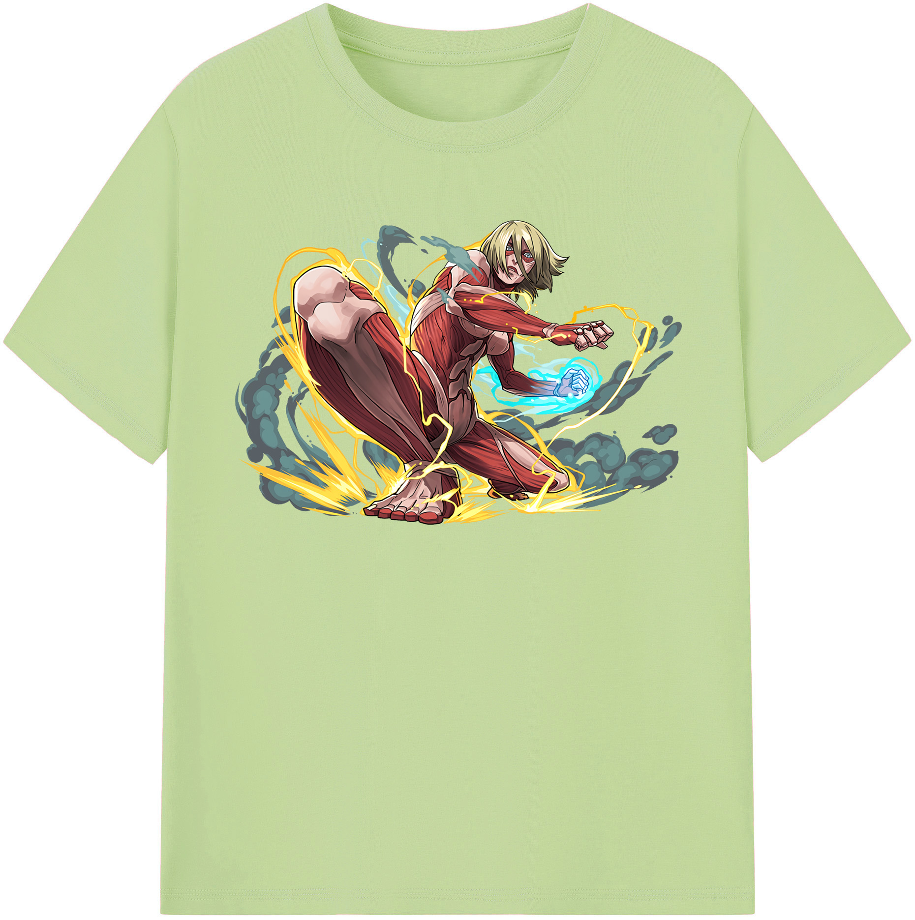 （画像用） 進撃の巨人 Attack on Titan 綿100％半袖Tシャツ（フロントプリント）